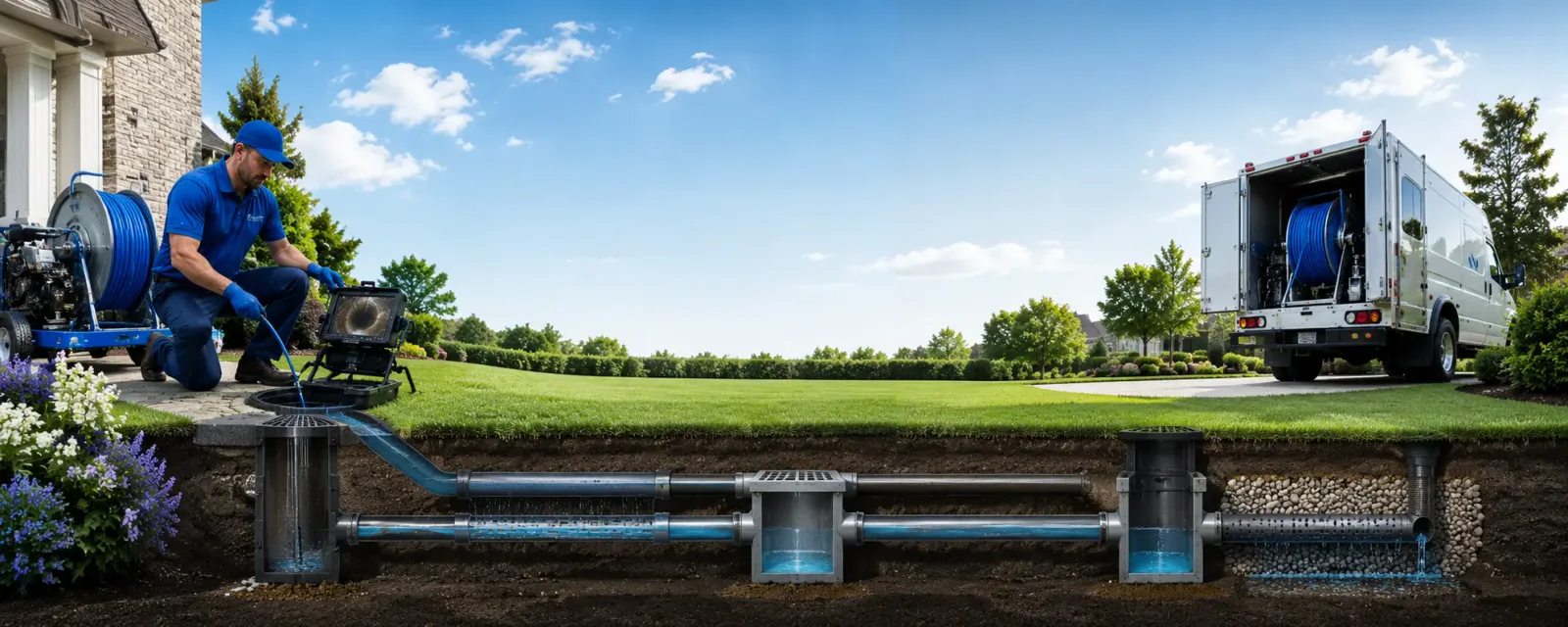 Outdoor drain cleaning information for Gaines, MI