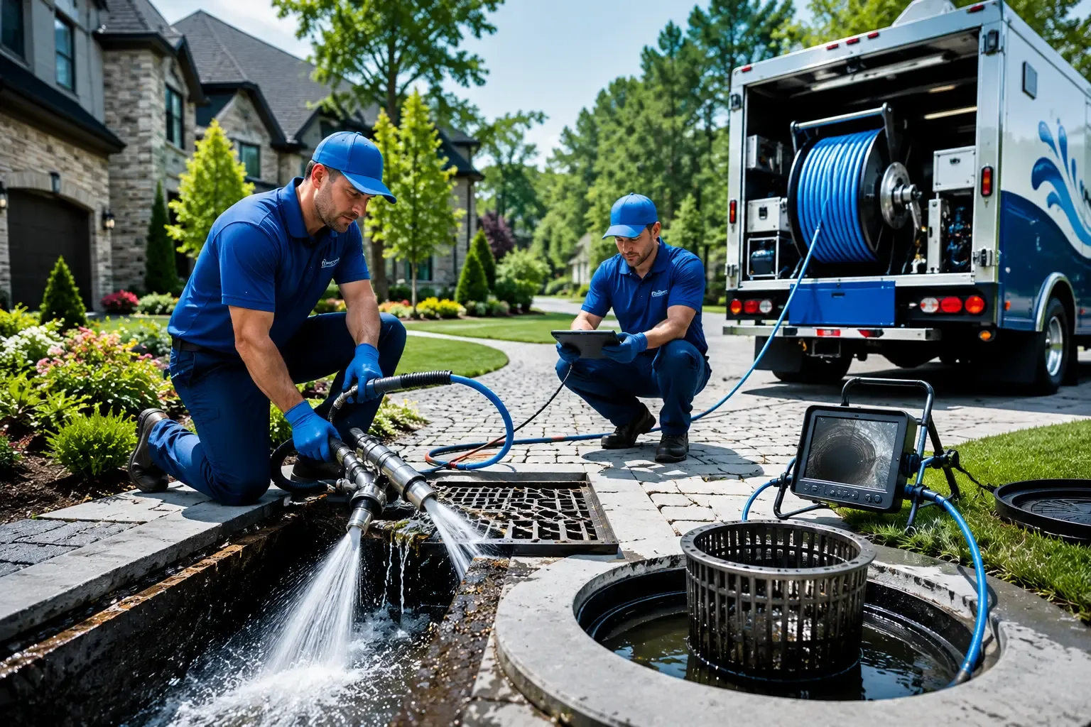 Local outdoor drain cleaning professionals in Gaines, MI